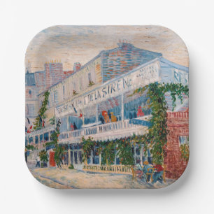Vincent van Gogh - Das Restaurant de la Sirene Pappteller