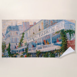 Vincent van Gogh - Das Restaurant de la Sirene Strandtuch