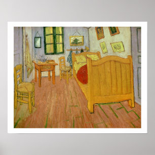 Vincent van Gogh   das Schlafzimmer, 1888 Poster