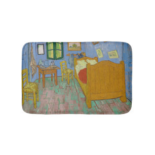 Vincent Van Gogh Das Schlafzimmer Badematte