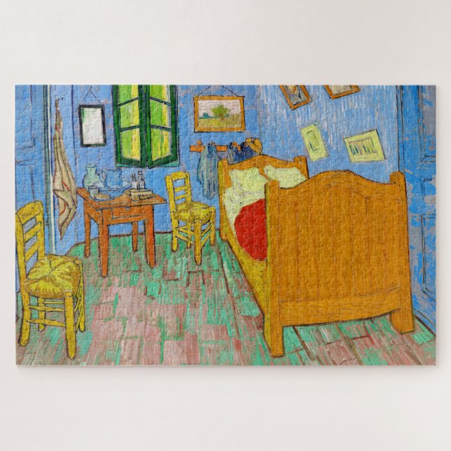 Vincent Van Gogh Das Schlafzimmer in Arles Puzzle (Horizontal)