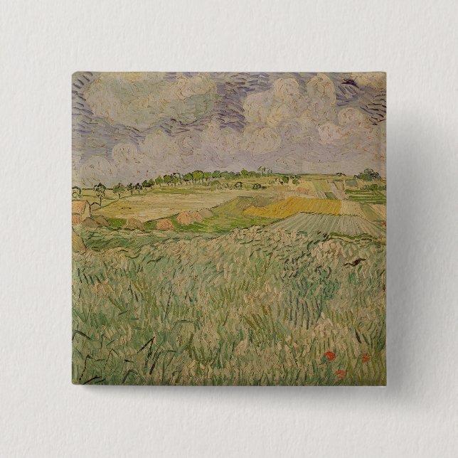 Vincent van Gogh | das schlichte bei Auvers, 1890 Button (Vorderseite)