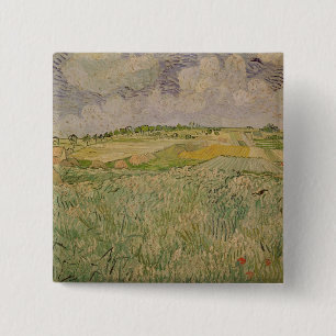 Vincent van Gogh   das schlichte bei Auvers, 1890 Button