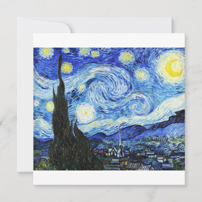 Vincent Van Gogh, Das Sternennacht-Gemälde (Vorderseite)