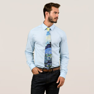 Vincent Van Gogh, Das Sternennacht-Gemälde Krawatte