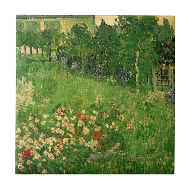 Vincent van Gogh - Daubigny's Garden Fliese (Vorderseite)