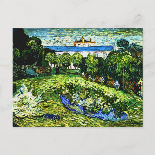 Vincent van Gogh, Daubigny's Garden, Postkarte (Vorderseite)