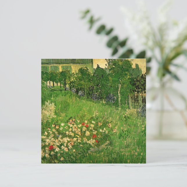 Vincent van Gogh - Daubignys Garten (Stehend Vorderseite)