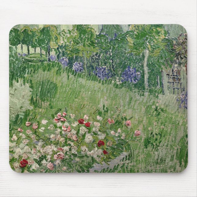 Vincent van Gogh | Daubignys Garten, 1890 Mousepad (Vorne)