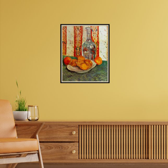 Vincent van Gogh, Decanter und Zitronen Poster (Wohnzimmer 2)