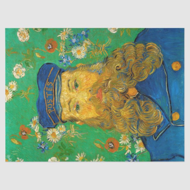 Vincent Van Gogh Decoupage Decoupaging Blume Seidenpapier (Vorderseite)