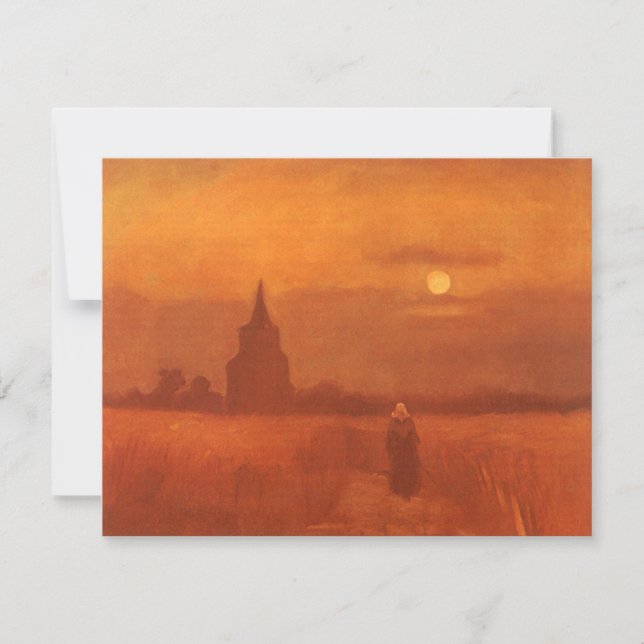 Vincent van Gogh - Der alte Turm im Feld (Vorderseite)