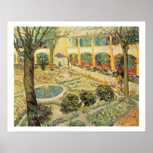 Vincent van Gogh   Der Asylgarten in Arles Poster