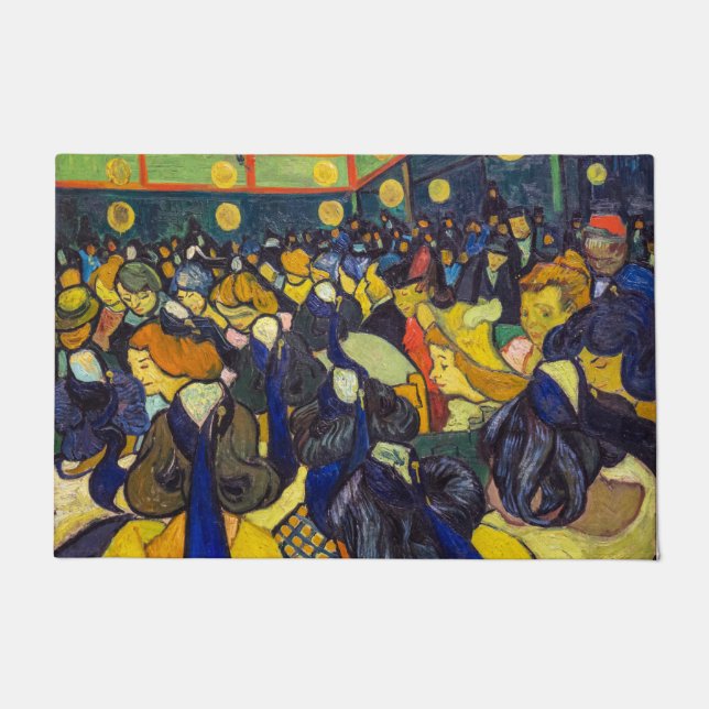 Vincent van Gogh - Der Ballsaal in Arles Fußmatte (Vorderseite)