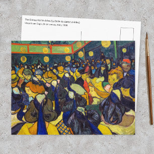 Vincent van Gogh - Der Ballsaal in Arles Postkarte