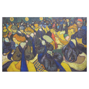 Vincent van Gogh - Der Ballsaal in Arles Stoff