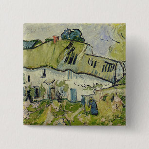 Vincent van Gogh   der Bauernhof in Sommer, 1890 Button