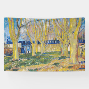 Vincent van Gogh - Der blaue Zug Banner