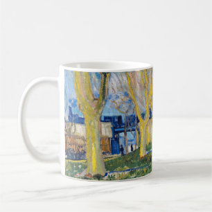 Vincent van Gogh - Der blaue Zug Kaffeetasse