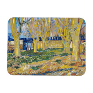 Vincent van Gogh - Der blaue Zug Magnet