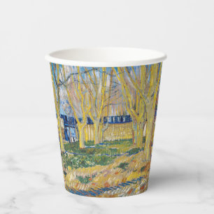 Vincent van Gogh - Der blaue Zug Pappbecher