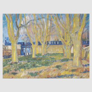 Vincent van Gogh - Der blaue Zug Seidenpapier