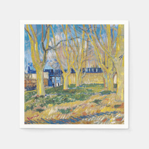 Vincent van Gogh - Der blaue Zug Serviette