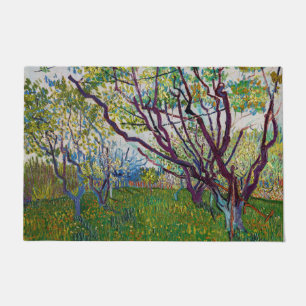 Vincent van Gogh - Der blühende Obstgarten Fußmatte