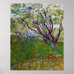 Vincent van Gogh - Der blühende Obstgarten Poster