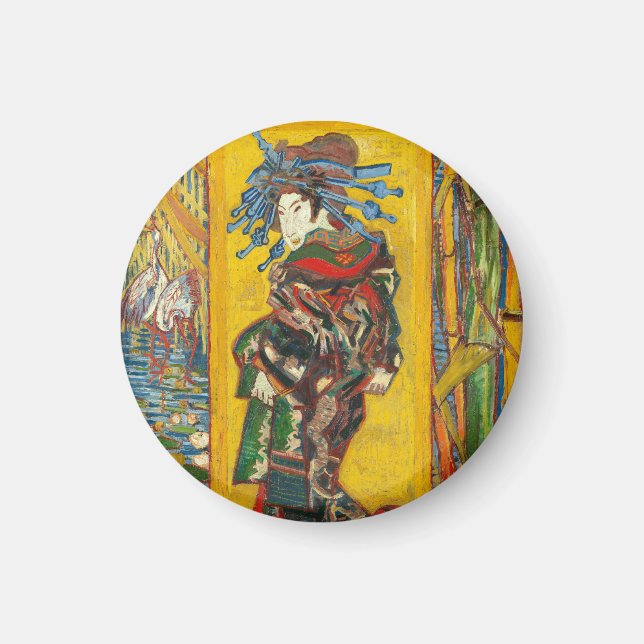 Vincent Van Gogh Der Courtesan nach Eisen Magnet (Vorne)