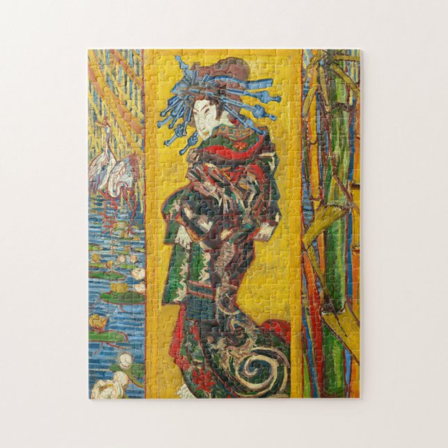 Vincent Van Gogh Der Courtesan nach Eisen Puzzle (Vertikal)
