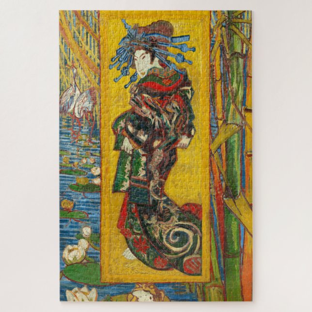 Vincent Van Gogh Der Courtesan nach Eisen Puzzle (Vertikal)