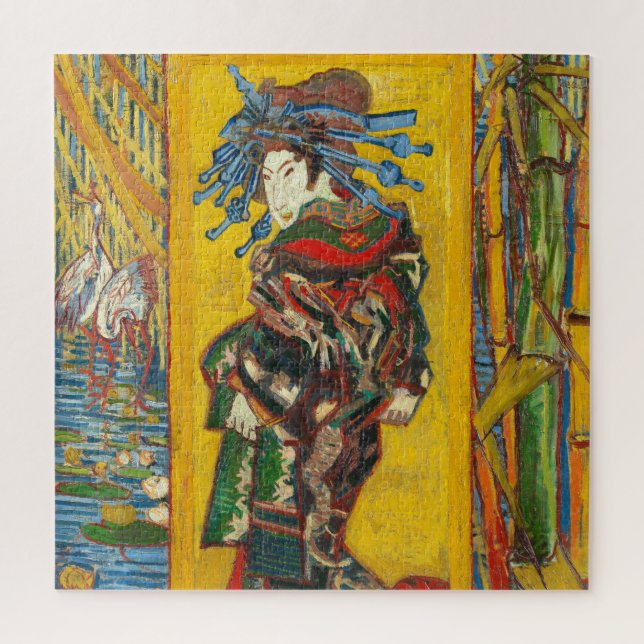 Vincent Van Gogh Der Courtesan nach Eisen Puzzle (Vertikal)