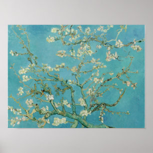 Vincent van Gogh, der Frühling des blühenden Mande Poster
