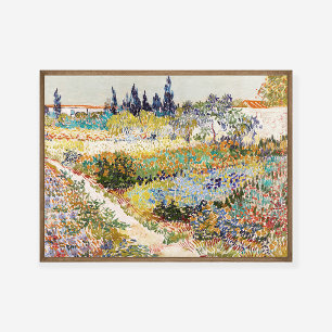 Vincent van Gogh Der Garten am Arles 1888 Gemälde Poster