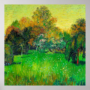 Vincent van Gogh, Der Garten des Dichters, Poster