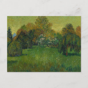 Vincent van Gogh - Der Garten des Dichters Postkarte