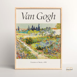 Vincent van Gogh Der Garten in Arles Kunstprint Poster