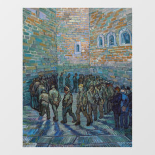 Vincent van Gogh - Der Gefängnishof Fensteraufkleber
