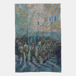 Vincent van Gogh - Der Gefängnishof Geschirrtuch