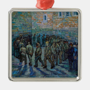 Vincent van Gogh - Der Gefängnishof Ornament Aus Metall