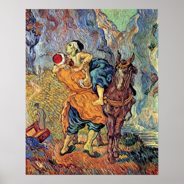 Vincent Van Gogh - Der gute Samariter - die schöne Poster (Vorne)