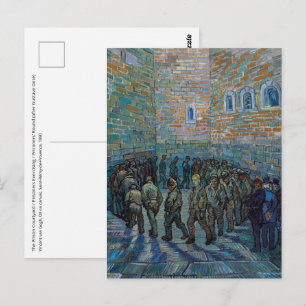 Vincent van Gogh - Der Hof des Gefängnisses Postkarte
