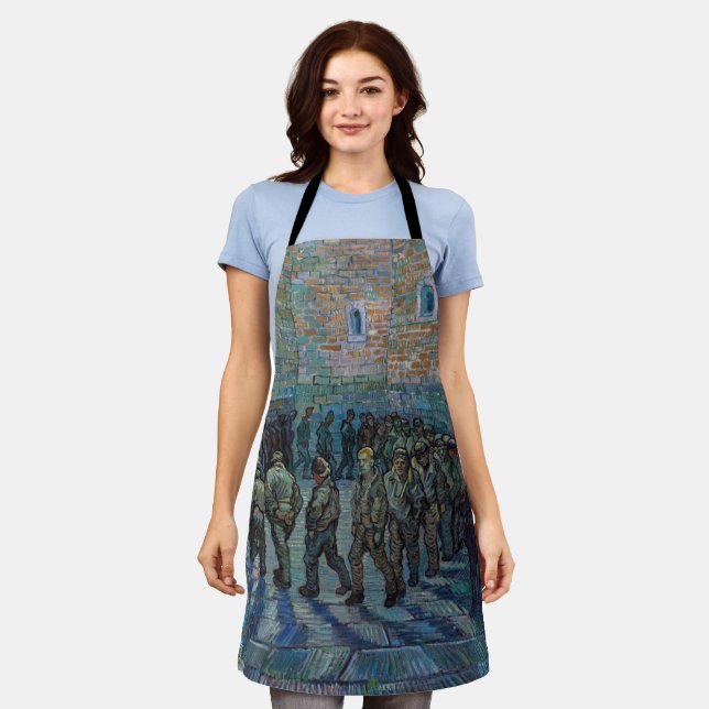 Vincent van Gogh - Der Hof des Gefängnisses Schürze (Getragen)