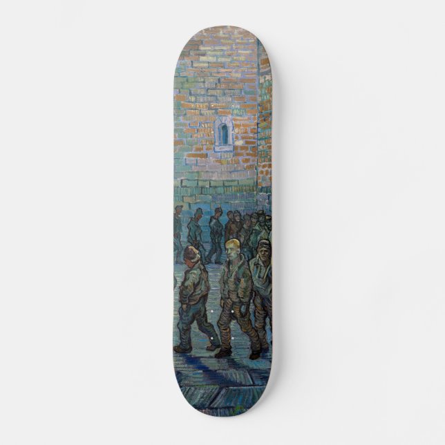Vincent van Gogh - Der Hof des Gefängnisses Skateboard (Vorderseite)