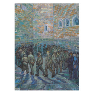 Vincent van Gogh - Der Hof des Gefängnisses Tischdecke