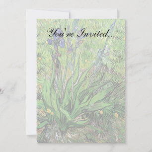 Vincent Van Gogh - Der Iris Naturliebhaber Kunstwe Einladung