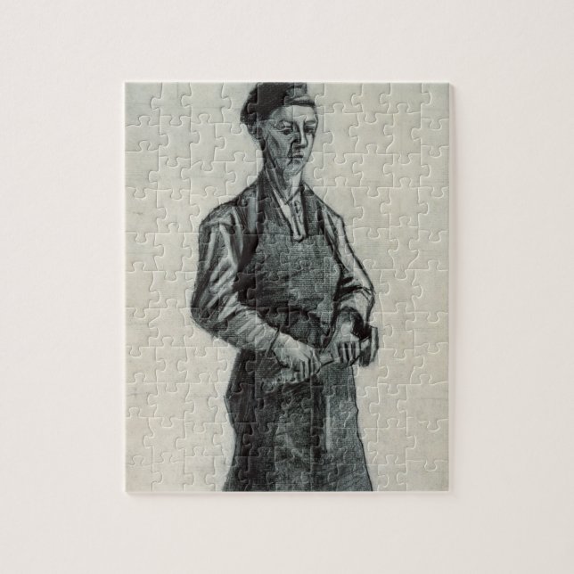 Vincent van Gogh | der junge Schmied, 1882 Puzzle (Vertikal)