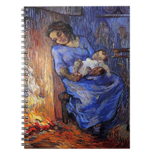 Vincent Van Gogh - Der Mann ist auf See Fine Art Notizblock