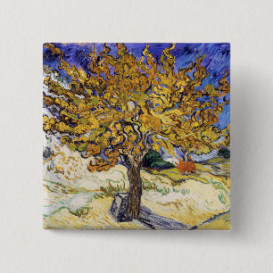 Vincent van Gogh - Der Maulbeerbaum Button